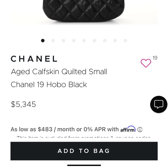 Chanel C19 23K Series Hobo Never Carried Like New - Picture 11 of 14